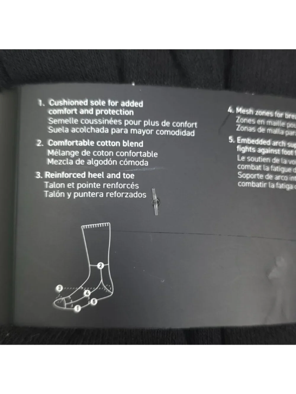 Wolverine Mens 8 Pairs Crew Heavy Duty Work Socks Large Shoe Size 7-12 Black